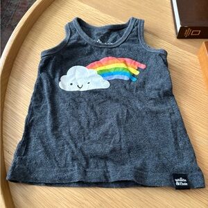 Whistle and Flute Tank Top with Rainbow Design